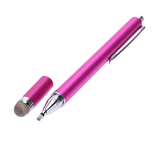 2 In 1 Stylus Pen für Smartphone Tablet Dick Dünn Zeichnung Kapazitiver Bleistift Universal Android Mobile Bildschirm Hinweis Touch Pen (Rosenrot) von Tenglang