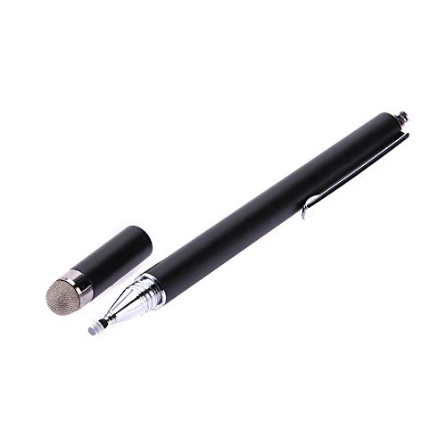 2 In 1 Stylus Pen für Smartphone Tablet Dick Dünn Zeichnung Kapazitiver Bleistift Universal Android Mobile Bildschirm Hinweis Touch Pen (Schwarz) von Tenglang