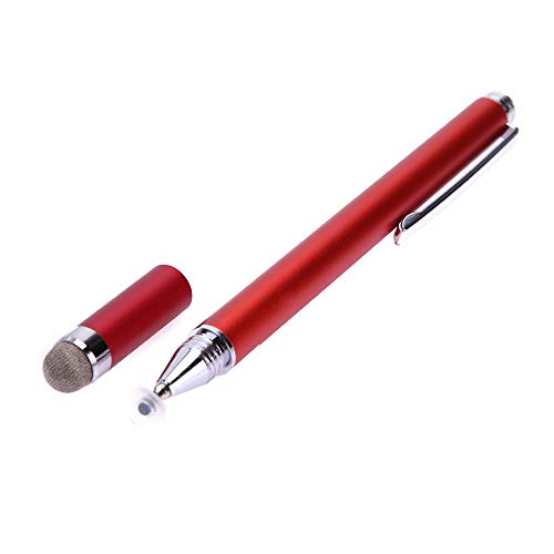 2 In 1 Stylus Pen für Smartphone Tablet Dick Dünn Zeichnung Kapazitiver Bleistift Universal Android Mobile Bildschirm Hinweis Touch Pen (rot) von Tenglang