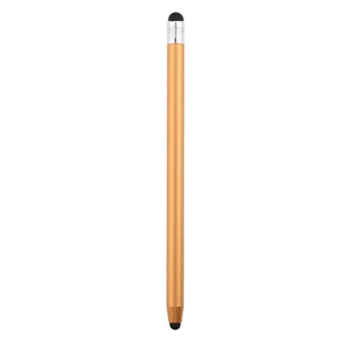 Mehrfarbiger Kugelschreiber, Stylus, Doppelstylus, kapazitiver Pinsel, Touchscreen-Pinsel, geeignet für iPad-Handy, Smartphone, Tablet-Computer. (Gold) von Tenglang