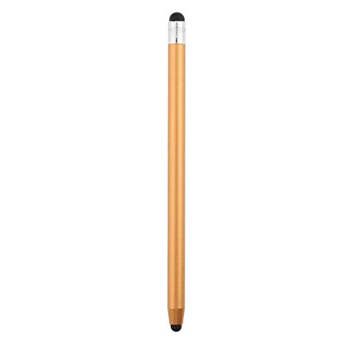 Mehrfarbiger Kugelschreiber, Stylus, Doppelstylus, kapazitiver Pinsel, Touchscreen-Pinsel, geeignet für iPad-Handy, Smartphone, Tablet-Computer. (Gold) von Tenglang