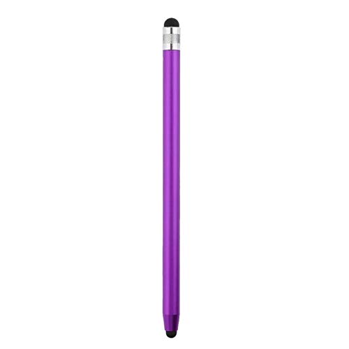 Mehrfarbiger Kugelschreiber, Stylus, Doppelstylus, kapazitiver Pinsel, Touchscreen-Pinsel, geeignet für iPad-Handy, Smartphone, Tablet-Computer. (Lila) von Tenglang
