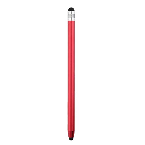 Mehrfarbiger Kugelschreiber, Stylus, Doppelstylus, kapazitiver Pinsel, Touchscreen-Pinsel, geeignet für iPad-Handy, Smartphone, Tablet-Computer. (Rot) von Tenglang