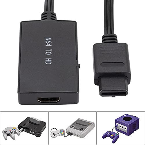 N64-zu-HDMI-kompatibler Konverter-Spieladapter für N64 / SNES Plug-and-Play-1080P-Adapter HD-Konverter von Tenglang