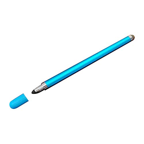 Stylus Pen Universal Dual-Head Anti-Fingerprint Soft Tip Capacitive Touch Screen Stylus Pen für Touchscreen Smartphones und Tablets (Blue) von Tenglang