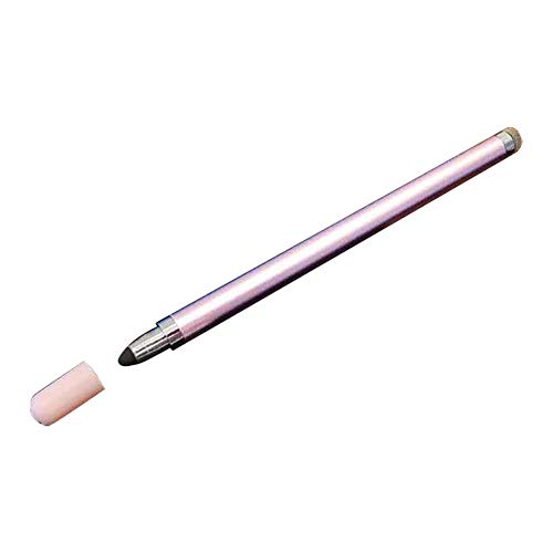Stylus Pen Universal Dual-Head Anti-Fingerprint Soft Tip Capacitive Touch Screen Stylus Pen für Touchscreen Smartphones und Tablets (Pink) von Tenglang