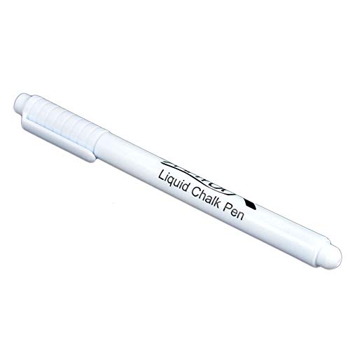 Tenglang Flüssige Kreide Marker weiß Safe Dustless Wet Erase Paint Stifte für Glasfenster Kreidetafel Blackboard weiß Flüssigkeit Kreidestift (4PCS) von Tenglang