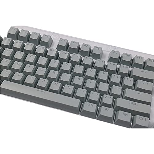 Tenglang Keycaps,104Pcs/Set Universal Backlit Full Key Caps Set für Cherry Mechanische Tastatur Computer-Peripheriegeräte für Cherry/Kailh/Gateron (Grau) von Tenglang