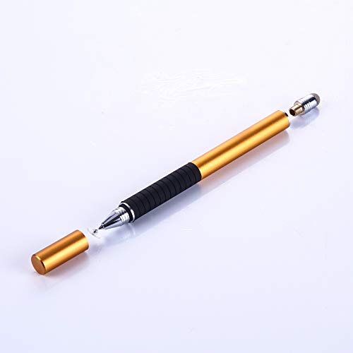 Tenglang Universal 2 in 1 Stylus-Stift-Zeichentablettstifte Kapazitiver Bildschirm Touch Pen für Mobiltelefon Smart Pen Zubehör (Gold) von Tenglang