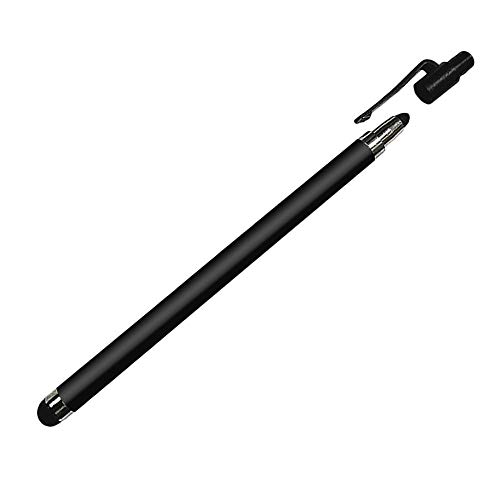 Touchscreen-Stift Doppelspitzen empfindliche kapazitive Touchscreen-Stylus-Stift für iPad Telefon Tablet-Zubehör Aluminiumlegierung Kunststoff (Schwarz) von Tenglang