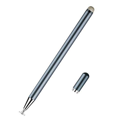 Universal 2 in 1 Stylus Zeichnung Tablet Stifte kapazitiven Bildschirm Touch Pen für Handy Android Telefon Smart Pencil Zubehör (Grau) von Tenglang