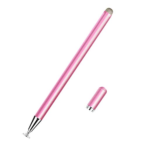 Universal 2 in 1 Stylus Zeichnung Tablet Stifte kapazitiven Bildschirm Touch Pen für Handy Android Telefon Smart Pencil Zubehör (Rosa) von Tenglang