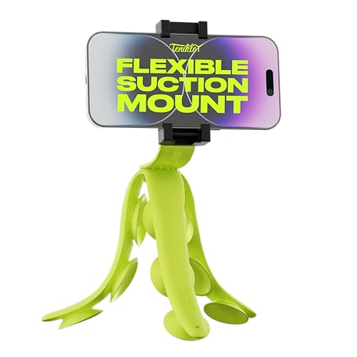 Tenikle® PRO - Flexibles Tentakelstativ für Handy und Action-Kamera GoPro, Insta360, DJI Osmo, Bekannt aus Shark Tank, biegbare Saugnapf-Kamerahalterung & Halterung, iPhone & Android kompatibel von Tenikle