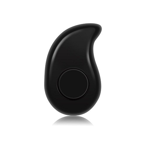 S530 Mini Ultra-kleine drahtloser unsichtbarer Bluetooth 4.0 Headset Kopfhörer Earbud Kopfhörer mit Mikrofon Unterstützung der Freisprechfunktion für iPhone Samsung Xiaomi Sony Lenovo HTC LG und die meisten Smartphone (Schwarz) von Tenlacum