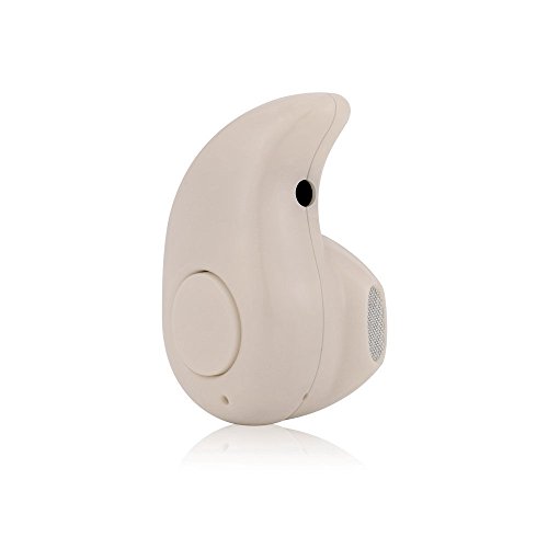 S530 Mini Ultra-kleine drahtloser unsichtbarer Bluetooth 4.0 Headset Kopfhörer Earbud Kopfhörer mit Mikrofon Unterstützung der Freisprechfunktion für iPhone Samsung Xiaomi Sony Lenovo HTC LG und die meisten Smartphone ( Khaki) von Tenlacum