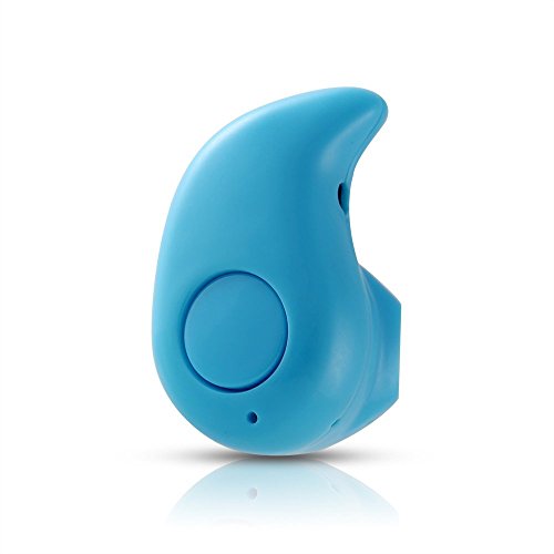 Tenlacum S530 Mini Ultra-kleine drahtloser unsichtbarer Bluetooth 4.0 Headset Kopfhörer Earbud Kopfhörer mit Mikrofon Unterstützung der Freisprechfunktion für iPhone Samsung und die meisten Smartphone ( Blau) von Tenlacum