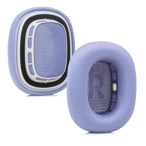 Ersatz-Ohrenkissen für AirPods Max 2 Kopfhörer-Abdeckung Ohrpolster Geräuschisolierung Memory Foam-Schwammbezug Schweißbeständig Ohrmuscheln Leicht zu installieren (Lila) von Tenlang