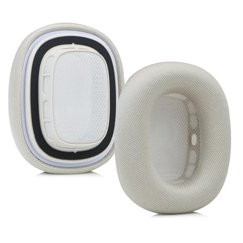 Ersatz-Ohrenkissen für AirPods Max 2 Kopfhörer-Abdeckung Ohrpolster Geräuschisolierung Memory Foam-Schwammbezug Schweißbeständig Ohrmuscheln Leicht zu installieren (Sternenlicht) von Tenlang
