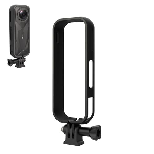 Schutzhülle für Insta 360 X5 Zubehör Kunststoff-Rahmenkäfig mit Adapterhalterung und Schraube Kratzfeste, verstärkte Gehäuseabdeckung Erweiterungsgehäuse mit 1/4"-Gewinde Kalter Schuh Schutzhülle für Insta 360 X5 Zubehör Kunststoff-Rahmenkäfig mit Adapterhalterung und Schraube Kratzfeste, verstärkte Gehäuseabdeckung Erweiterungsgehäuse mit 1/4"-Gewinde Kalter Schuh von Tenlang