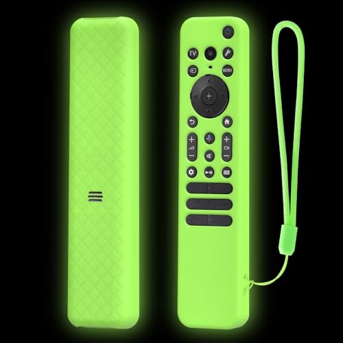 Schutzhülle für die Fernbedienung für Sony Rmf-Tx920u/Tx910u Stoßfest Anti-Sturz Staubdicht Silikon-Schutzhülle Haut Gehäuse-Schale Anti-Verlust mit Riemen (Grün Leuchtend) von Tenlang