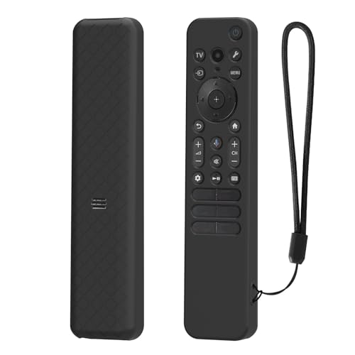 Schutzhülle für die Fernbedienung für Sony Rmf-Tx920u/Tx910u Stoßfest Anti-Sturz Staubdicht Silikon-Schutzhülle Haut Gehäuse-Schale Anti-Verlust mit Riemen (Schwarz) von Tenlang