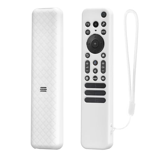 Schutzhülle für die Fernbedienung für Sony Rmf-Tx920u/Tx910u Stoßfest Anti-Sturz Staubdicht Silikon-Schutzhülle Haut Gehäuse-Schale Anti-Verlust mit Riemen (Weiß) von Tenlang