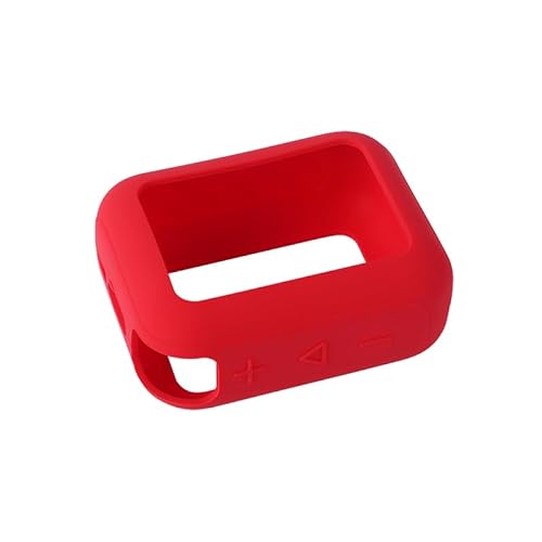 Silikonhülle für JBL GO 4 Tragbarer drahtloser Bluetooth-Lautsprecher, Reiseschutzhülle Gel Soft Skin, Schutzhülle Schutzhülle Reiseetui Zubehör (Rot) von Tenlang