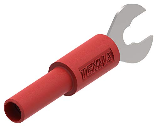 Tenma 76-079 3 A Bananenstecker auf Flachstecker, Rot Tenma 76-079 3 A Bananenstecker auf Flachstecker, Rot von Tenma