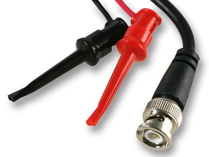 Tenma TEN01042 BNC-Stecker auf 2 IC-Haken Clip Testkabel, 91 cm von Tenma