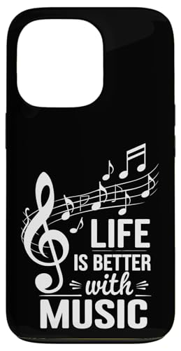 Das Leben ist besser mit Musik Hülle für iPhone 13 Pro von Tennessee Merchant