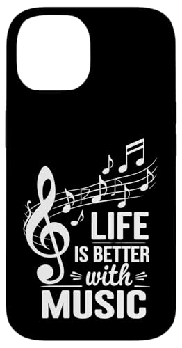 Das Leben ist besser mit Musik Hülle für iPhone 14 von Tennessee Merchant