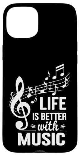 Das Leben ist besser mit Musik Hülle für iPhone 15 Plus Das Leben ist besser mit Musik Hülle für iPhone 15 Plus von Tennessee Merchant