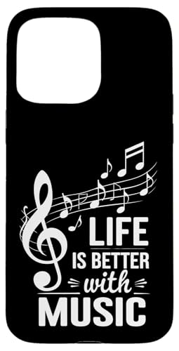 Das Leben ist besser mit Musik Hülle für iPhone 15 Pro Max von Tennessee Merchant