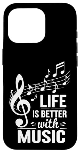 Das Leben ist besser mit Musik Hülle für iPhone 16 Pro von Tennessee Merchant