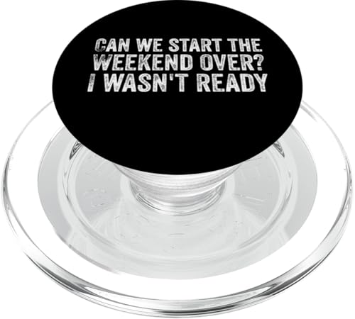 Können wir das Wochenende von vorne beginnen? Ich war nicht bereit PopSockets PopGrip für MagSafe Können wir das Wochenende von vorne beginnen? Ich war nicht bereit PopSockets PopGrip für MagSafe von Tennessee Merchant