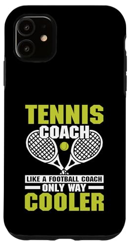 Tennis-Trainer Hülle für iPhone 11 von Tennis Coach Gifts for Men