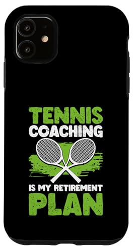 Tennis-Trainer Hülle für iPhone 11 von Tennis Coach Gifts for Men