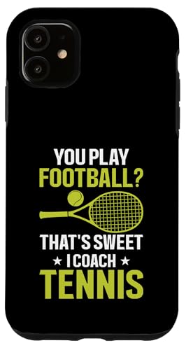 Tennis-Trainer Hülle für iPhone 11 von Tennis Coach Gifts for Men