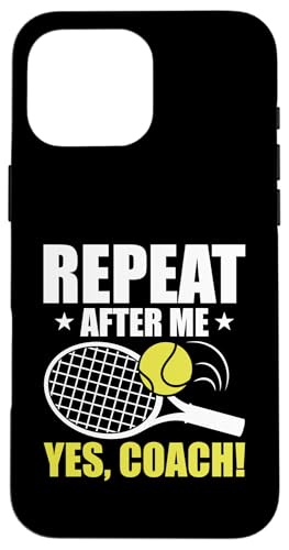 Tennis-Trainer Hülle für iPhone 16 Pro Max von Tennis Coach Gifts for Men