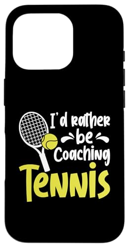 Tennis-Trainer Hülle für iPhone 16 Pro von Tennis Coach Gifts for Men