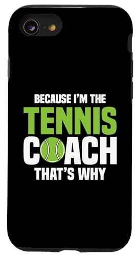 Tennis-Trainer Hülle für iPhone SE (2020) / 7 / 8 von Tennis Coach Gifts for Men