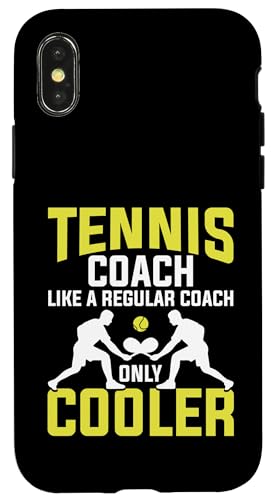 Tennis-Trainer Hülle für iPhone X/XS von Tennis Coach Gifts for Men