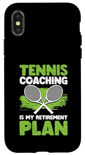 Tennis-Trainer Hülle für iPhone X/XS von Tennis Coach Gifts for Men