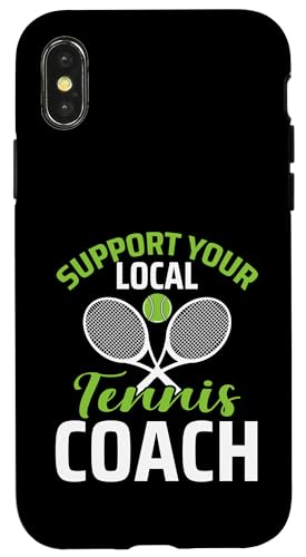 Tennis-Trainer Hülle für iPhone X/XS von Tennis Coach Gifts for Men