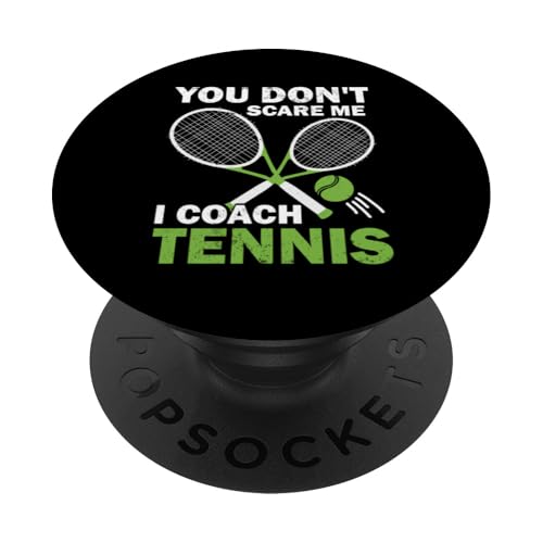 Tennis-Trainer PopSockets Klebender PopGrip von Tennis Coach Gifts for Men