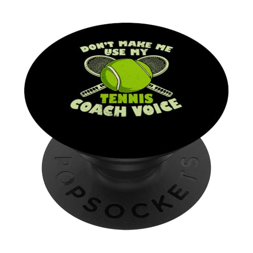 Tennis-Trainer PopSockets Klebender PopGrip von Tennis Coach Gifts for Men