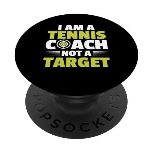 Tennis-Trainer PopSockets Klebender PopGrip von Tennis Coach Gifts for Men