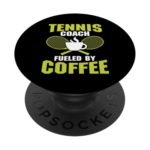 Tennis-Trainer PopSockets Klebender PopGrip von Tennis Coach Gifts for Men