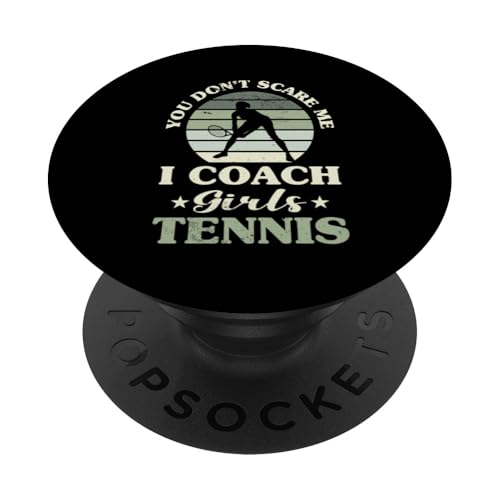 Tennis-Trainer PopSockets Klebender PopGrip von Tennis Coach Gifts for Men