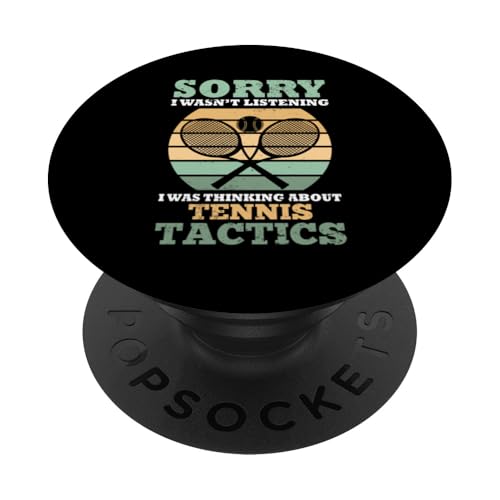 Tennis-Trainer PopSockets Klebender PopGrip von Tennis Coach Gifts for Men